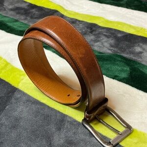 Orvis Brown Leather Men's Belt Size 38